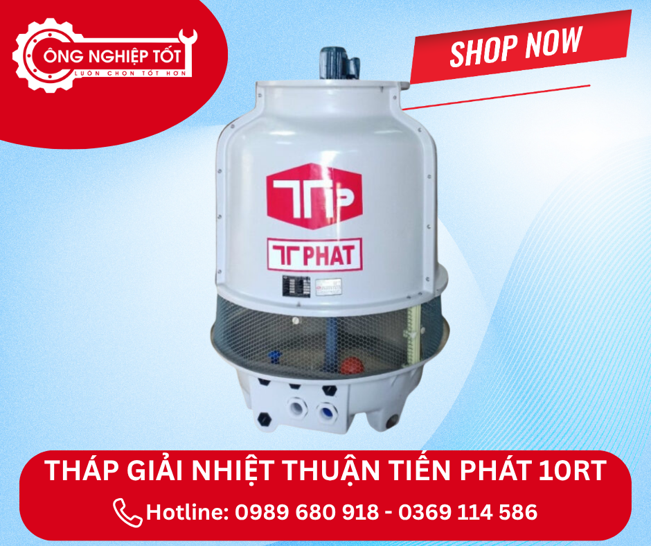 Địa chỉ mua tháp giải nhiệt Thuận Tiến Phát 10RT chính hãng, giá tốt